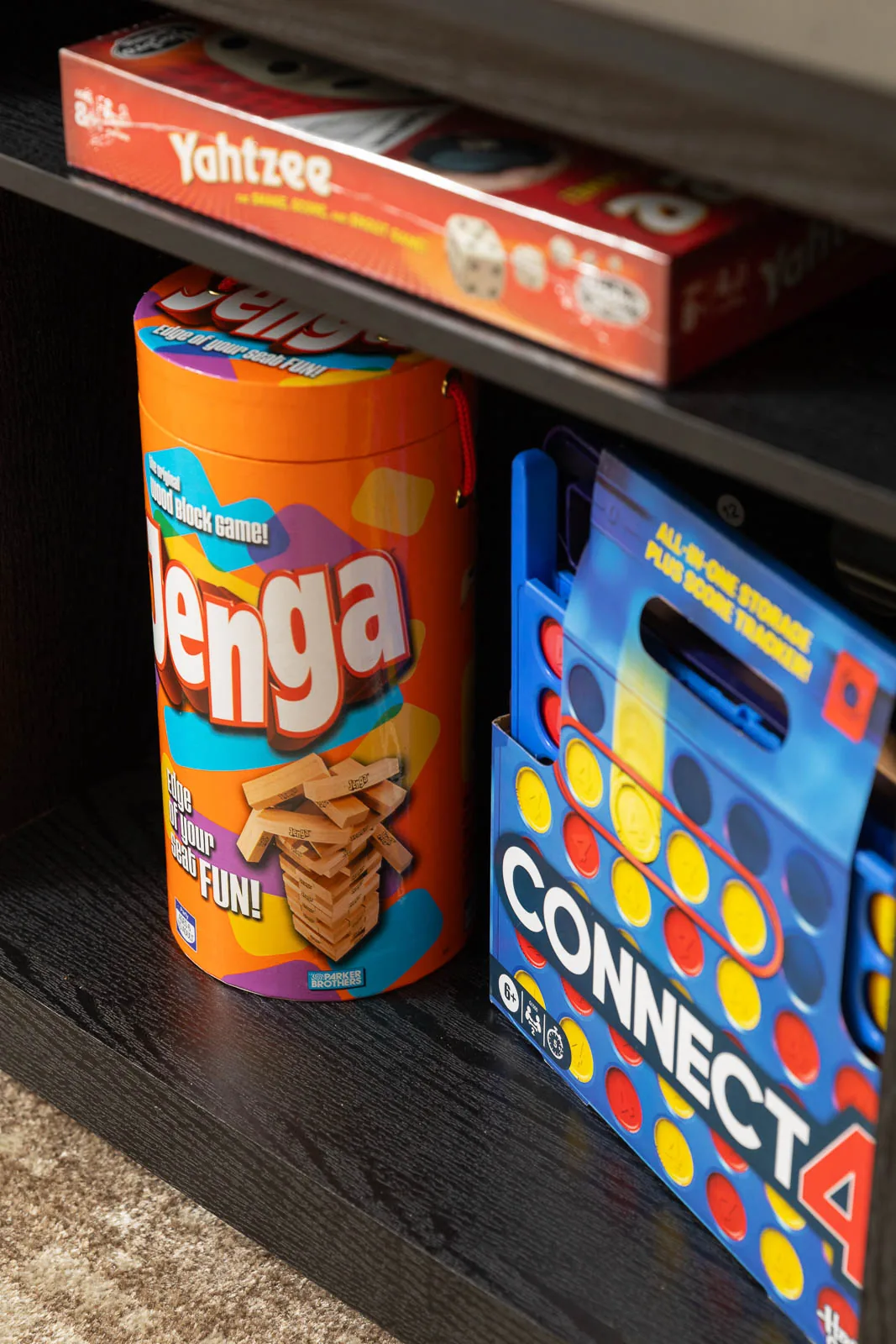 Games available inside The House