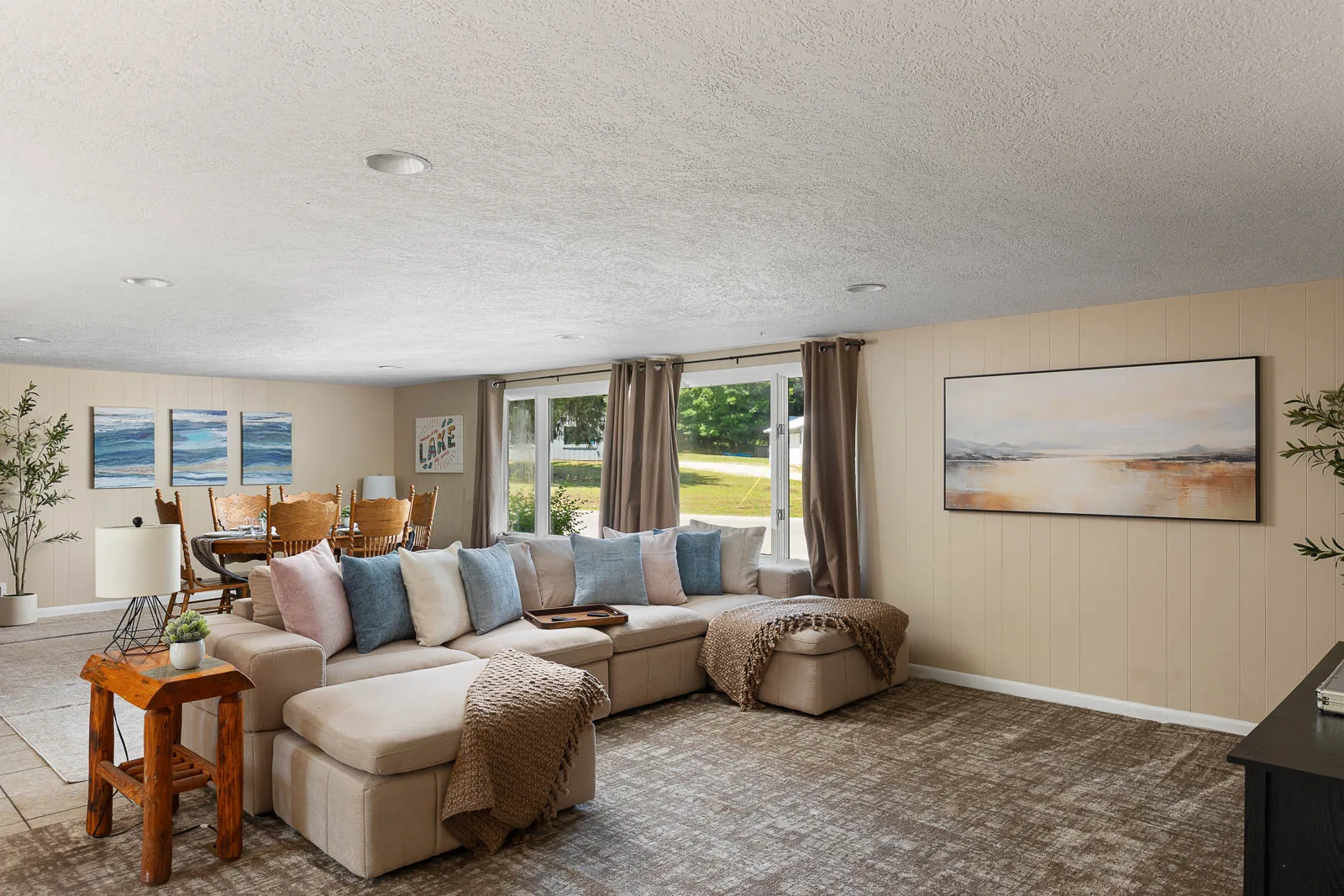 Living room inside The House