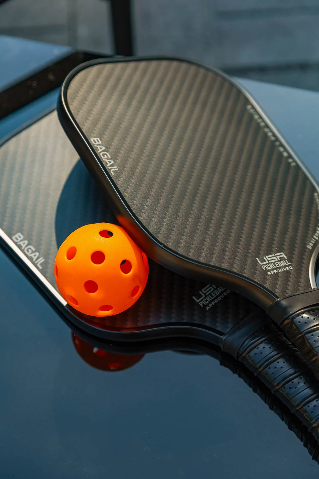 Pickleball paddles and ball available for guest use